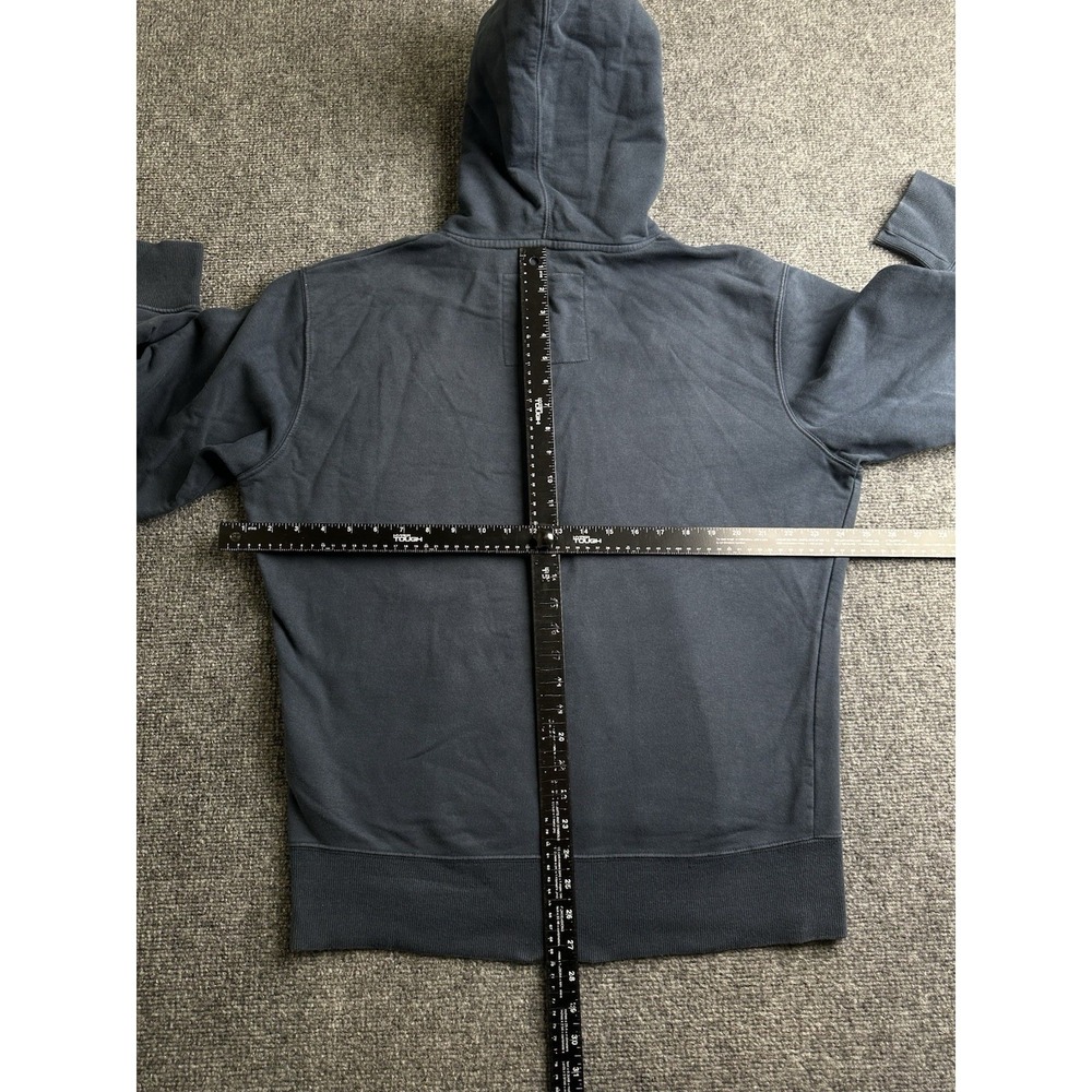 Mens Hoodie Alpha Industries Applique Logo Pullover Black, Size XL - Picture 5 of 6